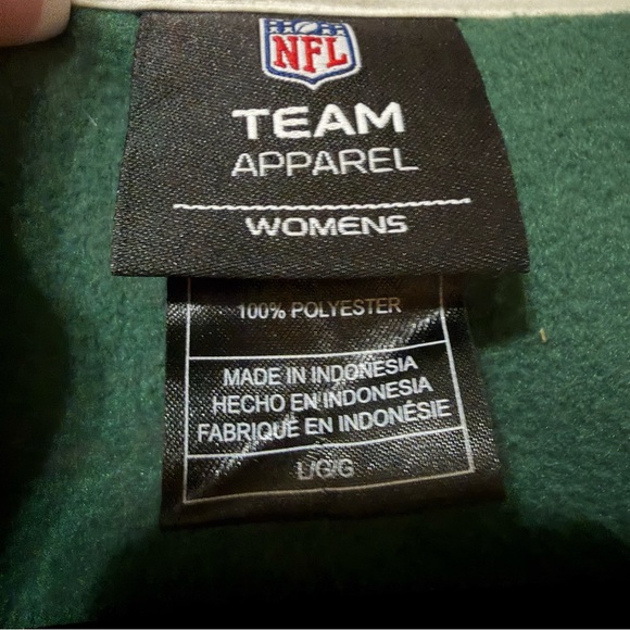 NFL NEW YORK JETS Full Zip Hooded Jacket, Size Large - Picture 5 of 11